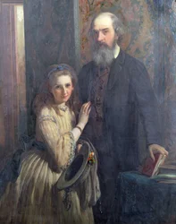 Sir William FitzHerbert con sua figlia, Ida, 1862